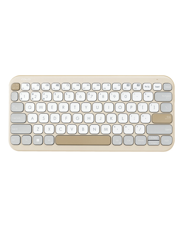 ASUS Marshmallow Keyboard KW100 clavier Maison Bluetooth Beige, Gris, Blanc