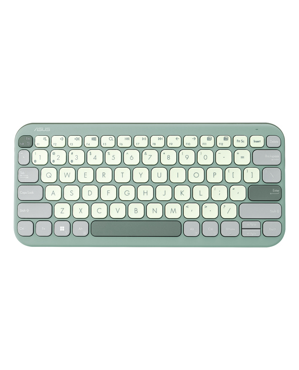 ASUS Marshmallow Keyboard KW100 clavier Maison Bluetooth Vert, Gris, Blanc