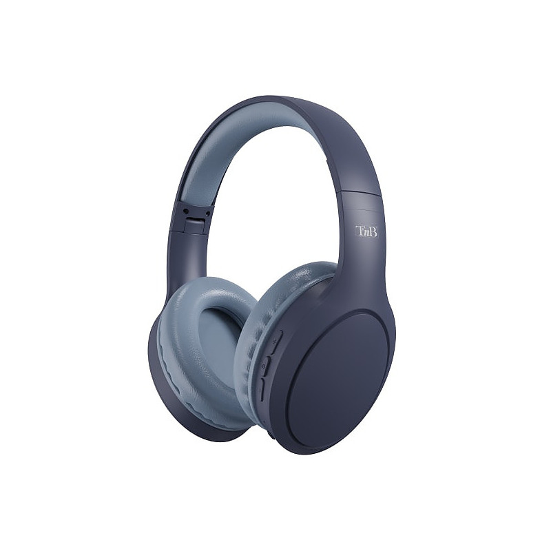 T'nB TONALITY Écouteurs Avec fil &sans fil Arceau USB Type-C Bluetooth Gris, Marine