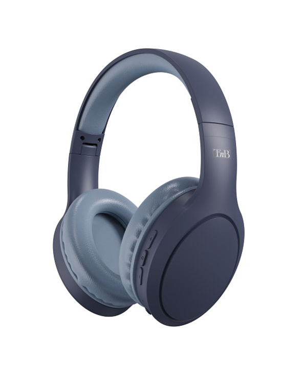 T'nB TONALITY Écouteurs Avec fil &sans fil Arceau USB Type-C Bluetooth Gris, Marine