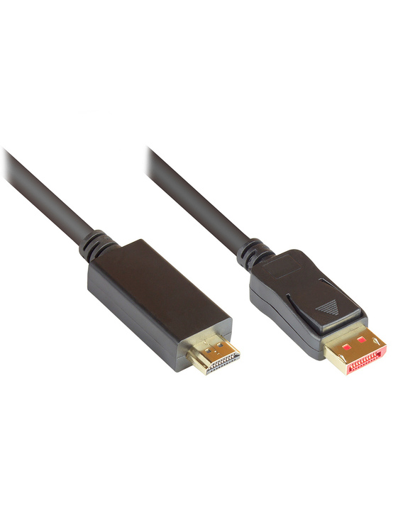 Alcasa DP14-HDMI câble vidéo et adaptateur 2 m DisplayPort Noir