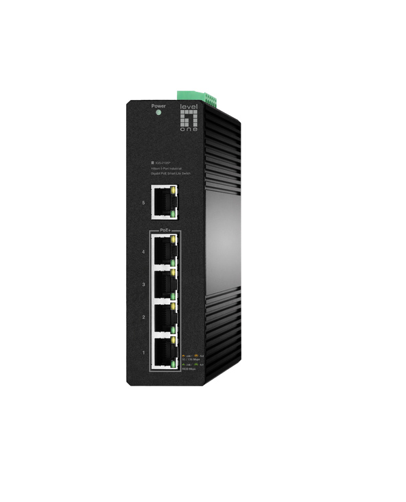 LevelOne IGS-2105P commutateur réseau Géré L2 Gigabit Ethernet (10/100/1000) Connexion Ethernet, supportant l'alimentation via c