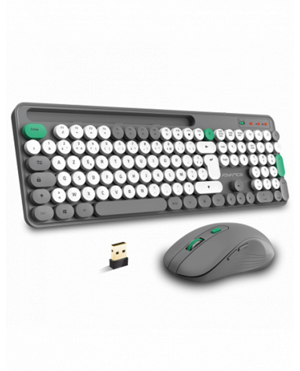 ADVANCE CLS-SMT-GR clavier Souris incluse maison/bureau USB AZERTY Français Gris