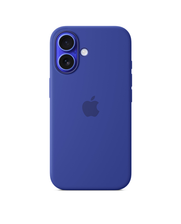 Apple Coque en silicone avec MagSafe pour iPhone 16 - Outremer