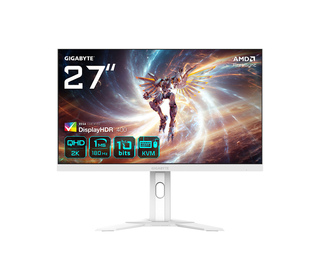 GIGABYTE M27QA ICE 27” MONITEUR DE JEU QHD - 2560 X 1440 (QHD), 180HZ, 1MS, 350 CD/M², FREESYNC, DISPLAY HDR400, HDMI 2.1, DISPL