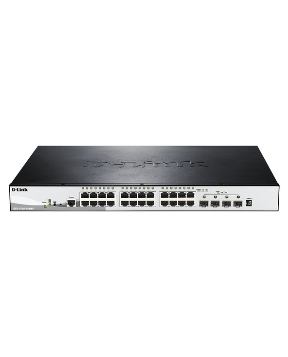 D-Link DGS-1510-28XMP Géré L2/L3 Gigabit Ethernet (10/100/1000) Connexion Ethernet, supportant l'alimentation via ce port (PoE)