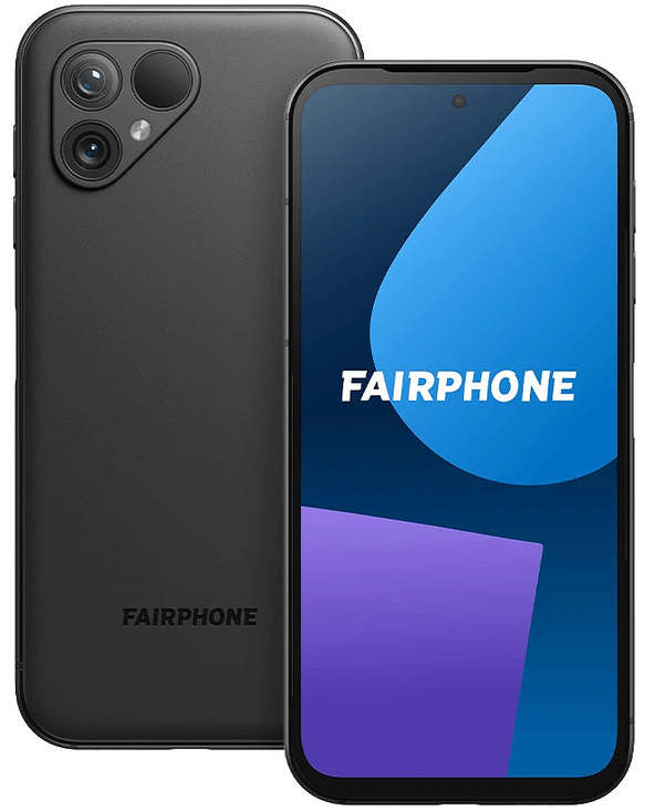 Fairphone F5FPHN-1ZW-EU1 6.46" 128 Go Noir