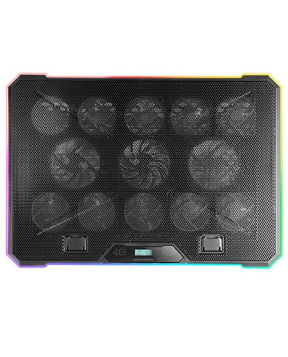 Mars Gaming MNBC13 système de refroidissement pour ordinateurs portables 43,2 cm (17") Noir