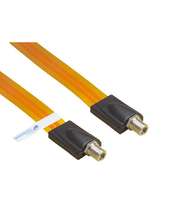 Alcasa S-1000QL câble coaxial 0,445 m F Transparent