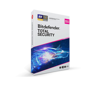 Bitdefender Total Security Sécurité antivirus 1 licence(s) 2 année(s)