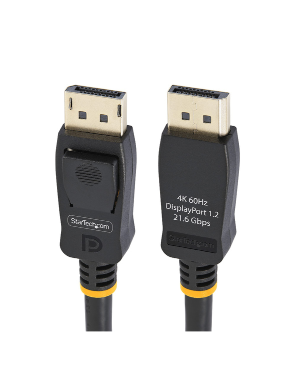 StarTech.com Câble DisplayPort Certifié VESA de 2m - Lot de 10 - Cordon DisplayPort 1.2 avec Loquets, 4K 60Hz UHD, Câble DP à DP