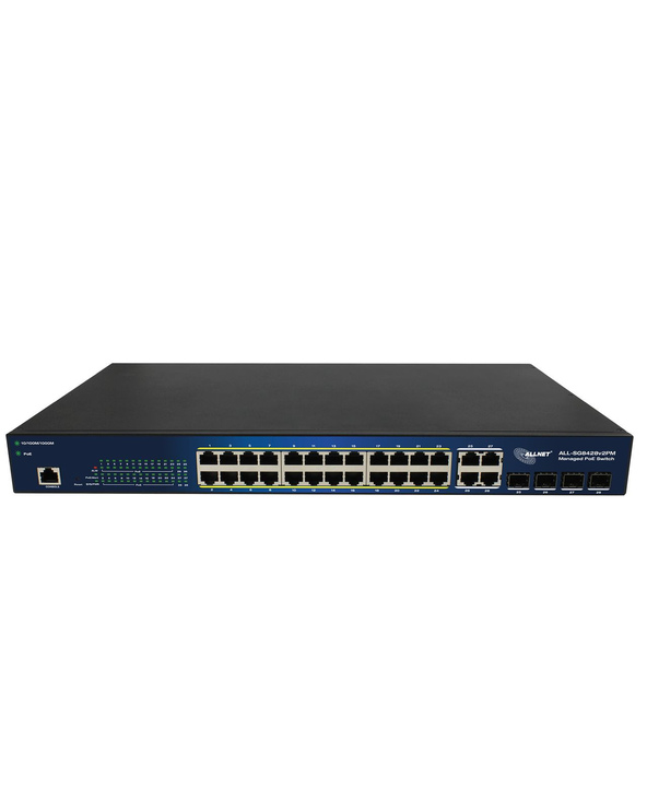 ALLNET ALL-SG8428V2PM commutateur réseau Géré L2 Gigabit Ethernet (10/100/1000) Connexion Ethernet, supportant l'alimentation vi