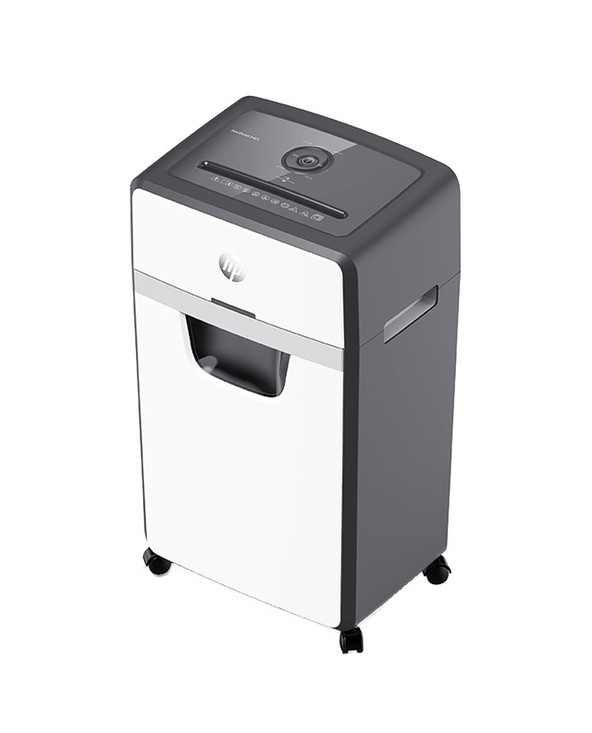 HP OneShred 24CC destructeur de papier Découpage en particules 65 dB 22 cm Blanc, Noir