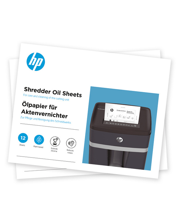 HP 9133 accessoire pour déchiqueteuse à papier 12 pièce(s) Feuilles lubrifiantes HP 9133 accessoire pour déchiqueteuse à papier 12 pièce(s) Feuilles lubrifiantes