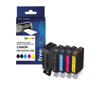 Freecolor K10269F7 cartouche d'encre 5 pièce(s) Compatible Noir, Cyan, Magenta, Jaune