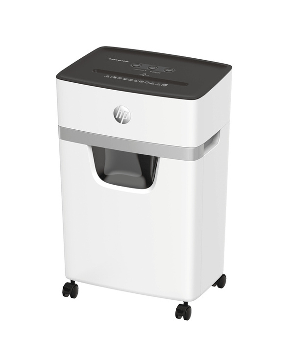 HP OneShred 10MC destructeur de papier Découpage par micro-broyage 65 dB 22 cm Blanc