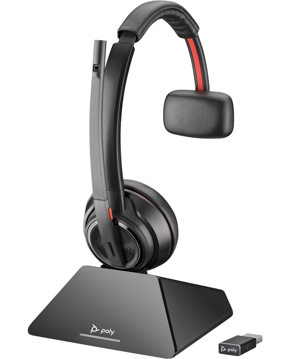 POLY Micro-casque Savi 8210-M Office DECT 1 880-1 900 MHz, une seule oreillette