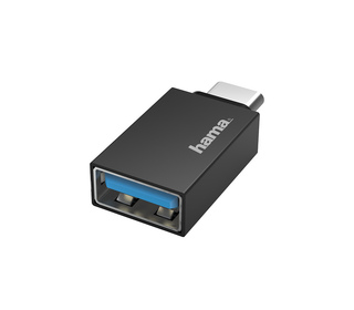 Hama 00200311 changeur de genre de câble USB Type-C USB Type-A Noir