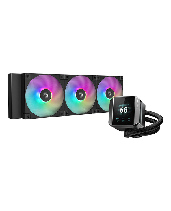 DeepCool MYSTIQUE 360 ARGB Processeur Refroidisseur de liquide tout-en-un 12 cm Noir 1 pièce(s)