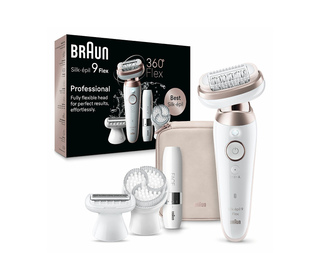 Braun Silk-épil 9 Flex 9-360 3D 40 pince(s) Rose, Blanc