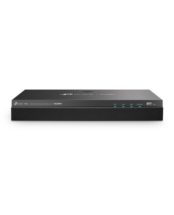 TP-Link VIGI NVR2008H-8MP Enregistreur vidéo sur réseau Noir