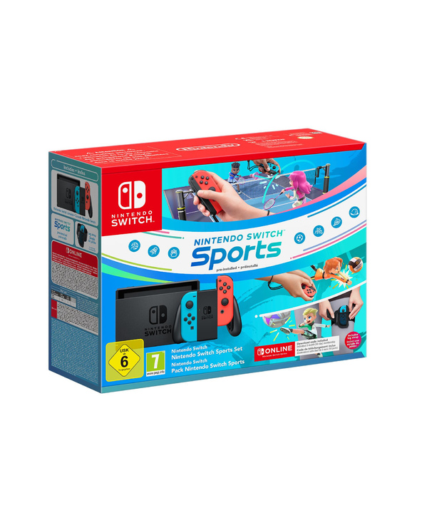 Nintendo Switch Sports Set console de jeux portables 15,8 cm (6.2") 32 Go Écran tactile Wifi Bleu, Gris, Rouge