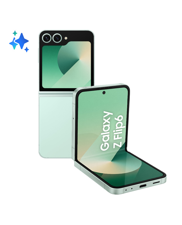 Samsung Galaxy Z FLIP6 SM-F741B 6.7 512 Go Couleur menthe