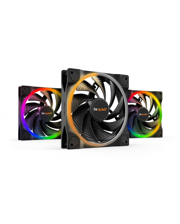 be quiet! Light Wings | 140mm PWM Triple Pack high-speed Boitier PC Ventilateur 14 cm Noir 3 pièce(s)