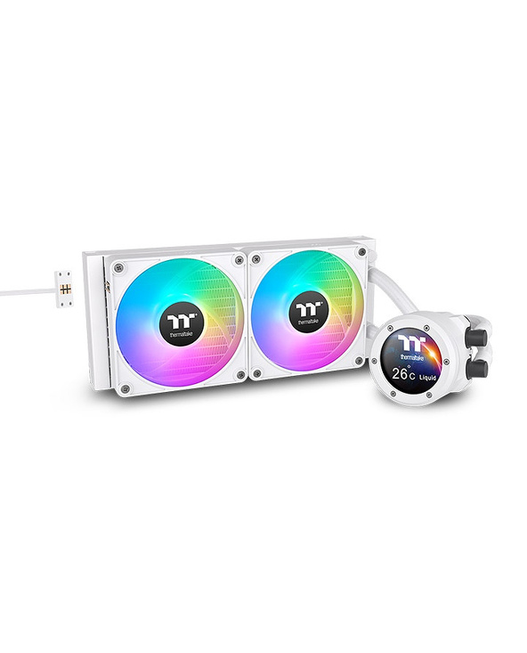 Thermaltake TH280 V2 Ultra EX ARGB Processeur Refroidisseur de liquide tout-en-un 14 cm Blanc 1 pièce(s)