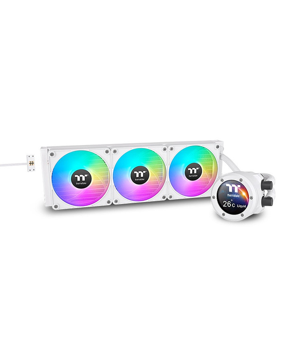 Thermaltake TH360 V2 Ultra EX ARGB Processeur Refroidisseur de liquide tout-en-un 12 cm Blanc 1 pièce(s)
