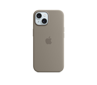 Apple Coque en silicone avec MagSafe pour iPhone 15 - Argile