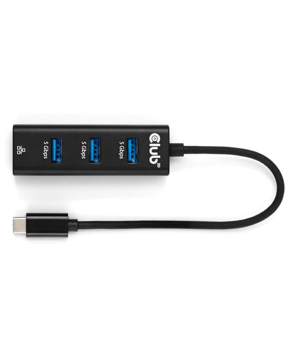 CLUB3D CSV-1549 hub & concentrateur USB Type-C 5000 Mbit/s Noir