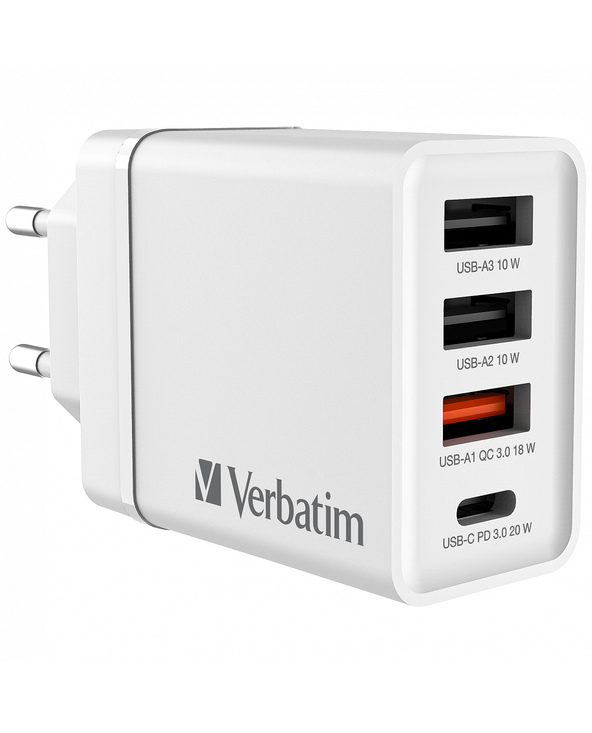 Verbatim 49700 Universel Blanc Secteur Charge rapide Intérieure