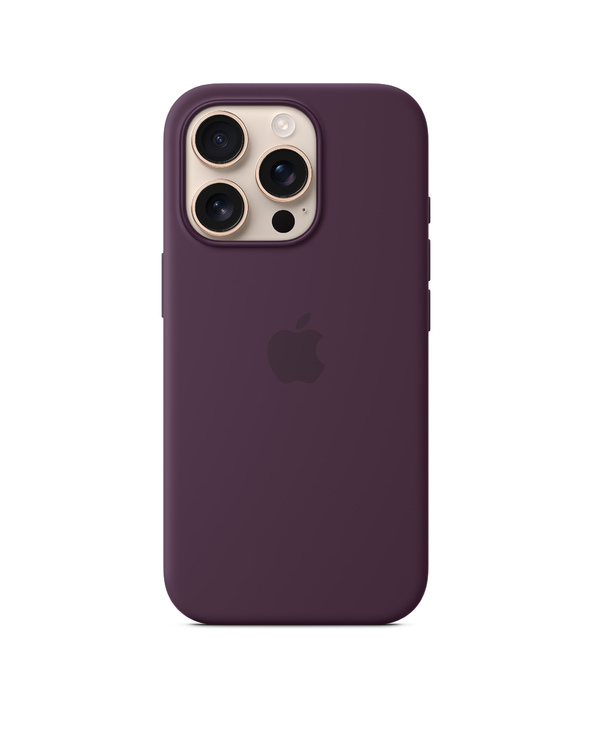 Apple Coque en silicone avec MagSafe pour iPhone 16 Pro - Prune