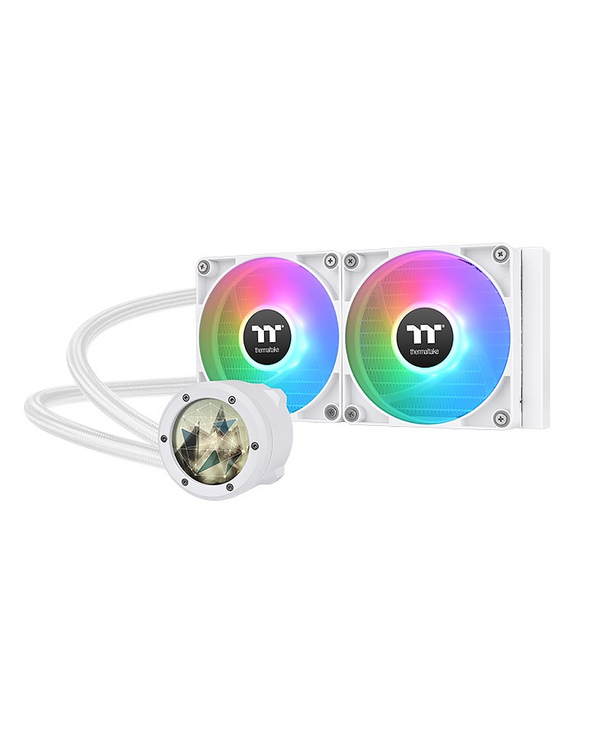 Thermaltake TH240 V2 Ultra ARGB Processeur Kit de refroidissement du liquide 24 cm Blanc 1 pièce(s)