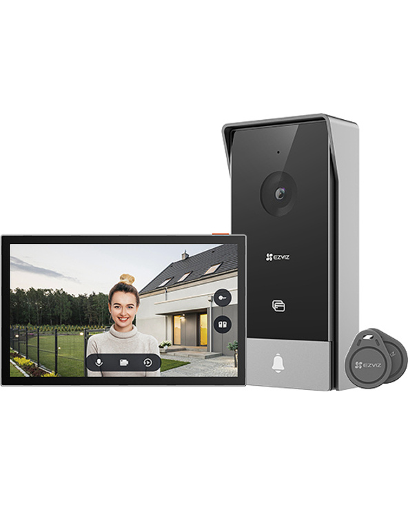 EZVIZ HP5 système vidéophone 17,8 cm (7") Noir, Argent