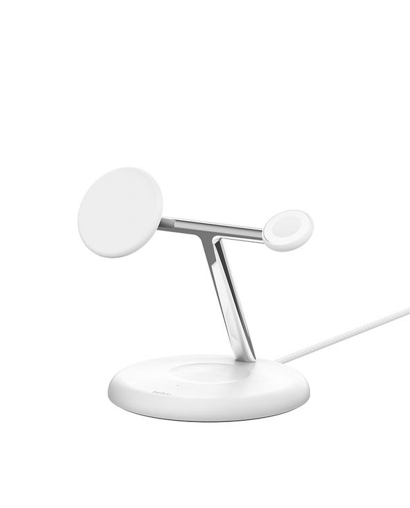 Belkin WIZ023VFWH chargeur d'appareils mobiles Écouteurs, Smartphone, Smartwatch Blanc USB Recharge sans fil Intérieure