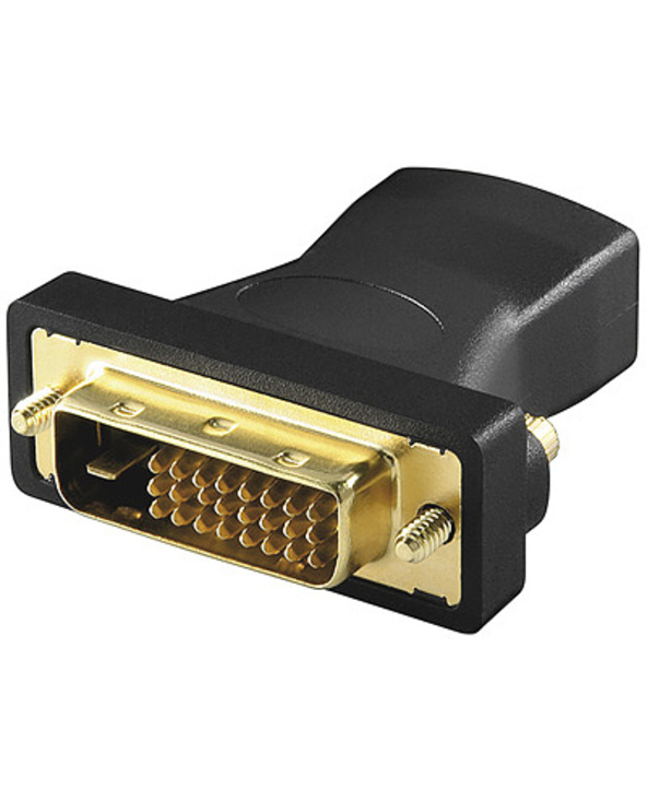 Alcasa HDMI - DVI F/M Noir