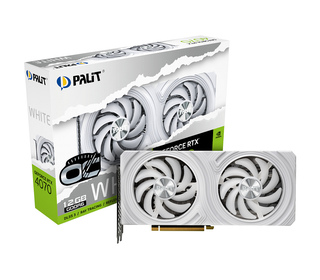 Palit GeForce RTX 4070 White OC NVIDIA 12 Go GDDR6