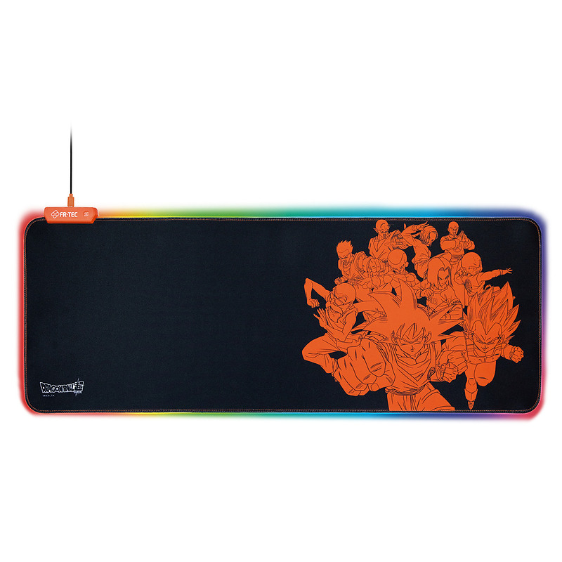 FR-TEC Dragon Ball Super Tapis de souris de jeu Noir