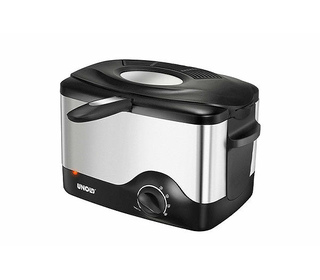 Unold 58615 friteuse Unique Autonome 1200 W Noir, Acier inoxydable