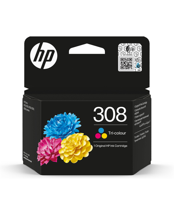 HP 308 Cartouche d’encre authentique Trois couleurs