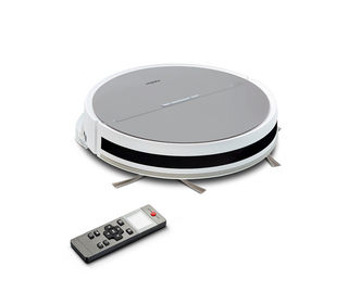 MEDION E35 robot aspirateur 0,4 L Sans sac Gris, Blanc