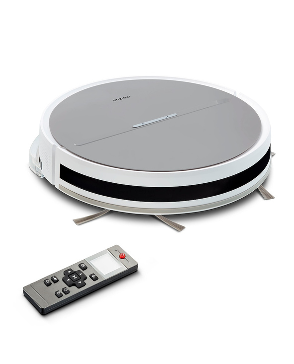 MEDION E35 robot aspirateur 0,4 L Sans sac Gris, Blanc