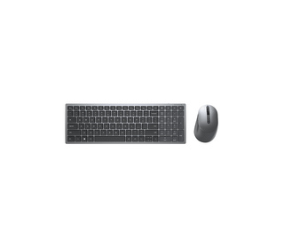 DELL KM7120W clavier Souris incluse Bureau RF sans fil + Bluetooth AZERTY Belge Gris, Titane