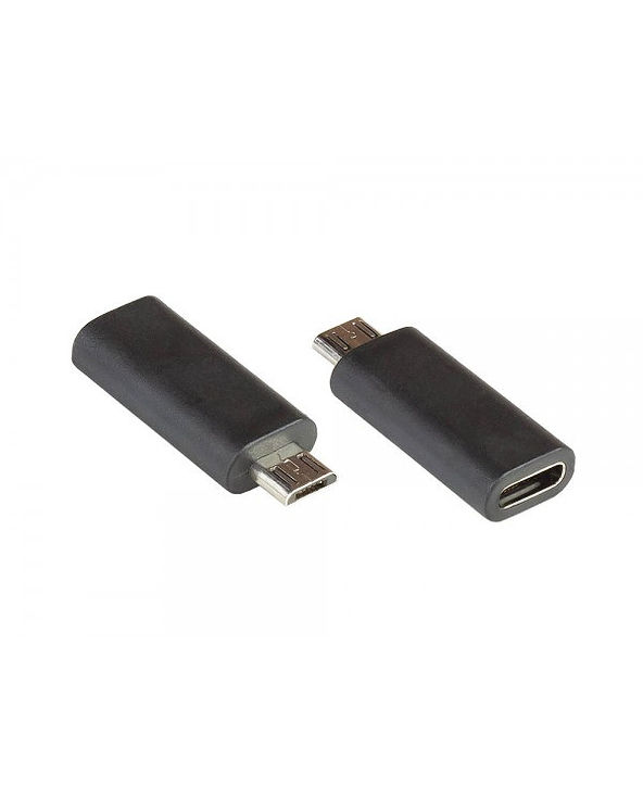 Alcasa USB-AD202 changeur de genre de câble USB Micro B USB C Noir