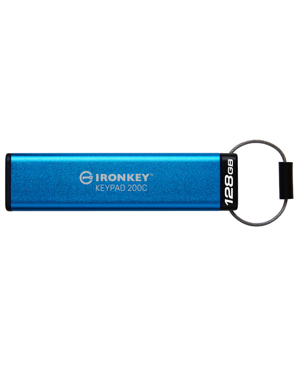 Kingston Technology IronKey Keypad 200C USB-C de 128 Go, FIPS 140-3 niveau 3 (en attente) AES-256