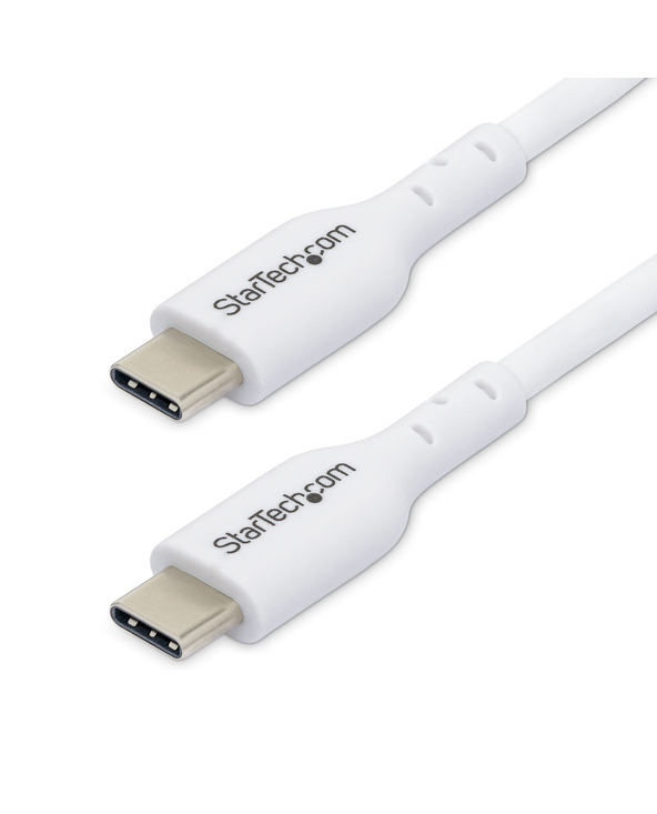 StarTech.com Câble de Charge USB-C de 3m, Câble USB- C, USB 2.0 (480mbps) Câble Chargeur Portable, Alimentation 60W 3A, Gaine TP