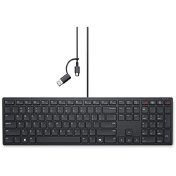 DELL KB525C clavier Bureau USB AZERTY Français Noir