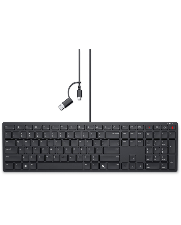 DELL KB525C clavier Bureau USB AZERTY Français Noir